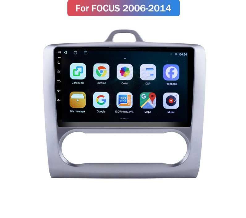 AutoRadio P/ Ford Focus-Android 13 Carplay Android Auto/Montagem