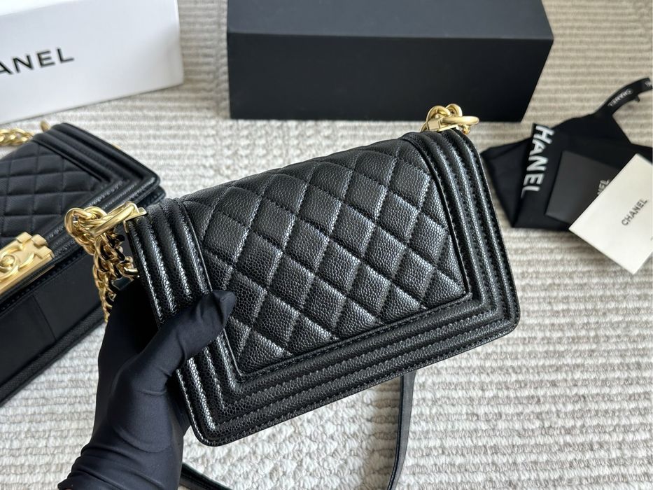 Жіноча сумка Chanel Boy 25×20 | Чорна класика