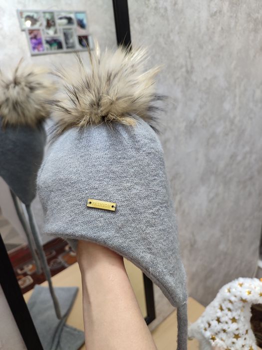 Набір шапка дитяча зимова рукавички шарф 1-1,5 роки