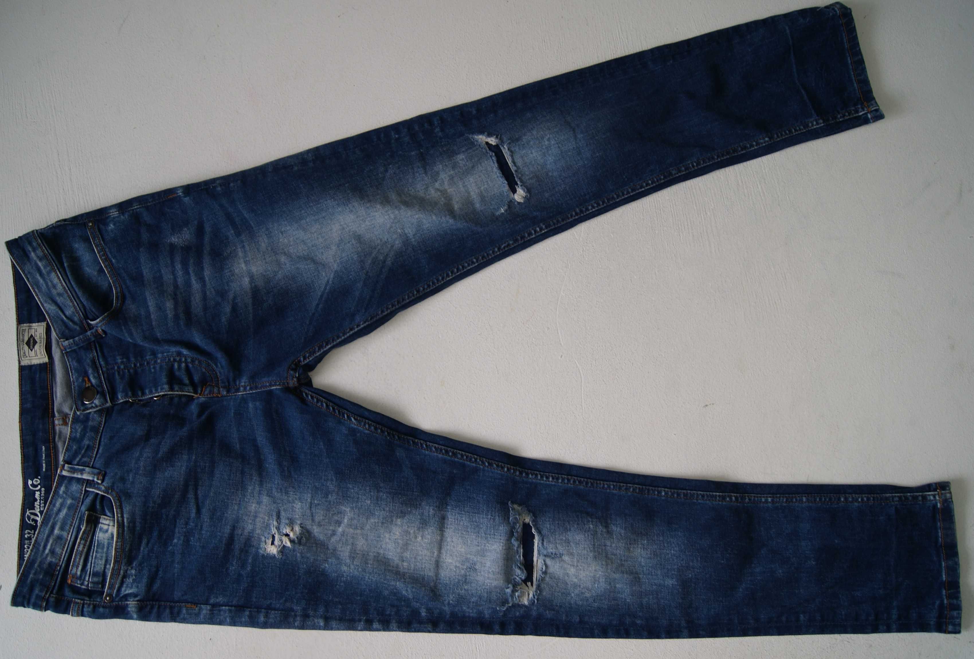 DENIM CO. SKINNY W32 L32 PAS 88 jeansy męskie stretch