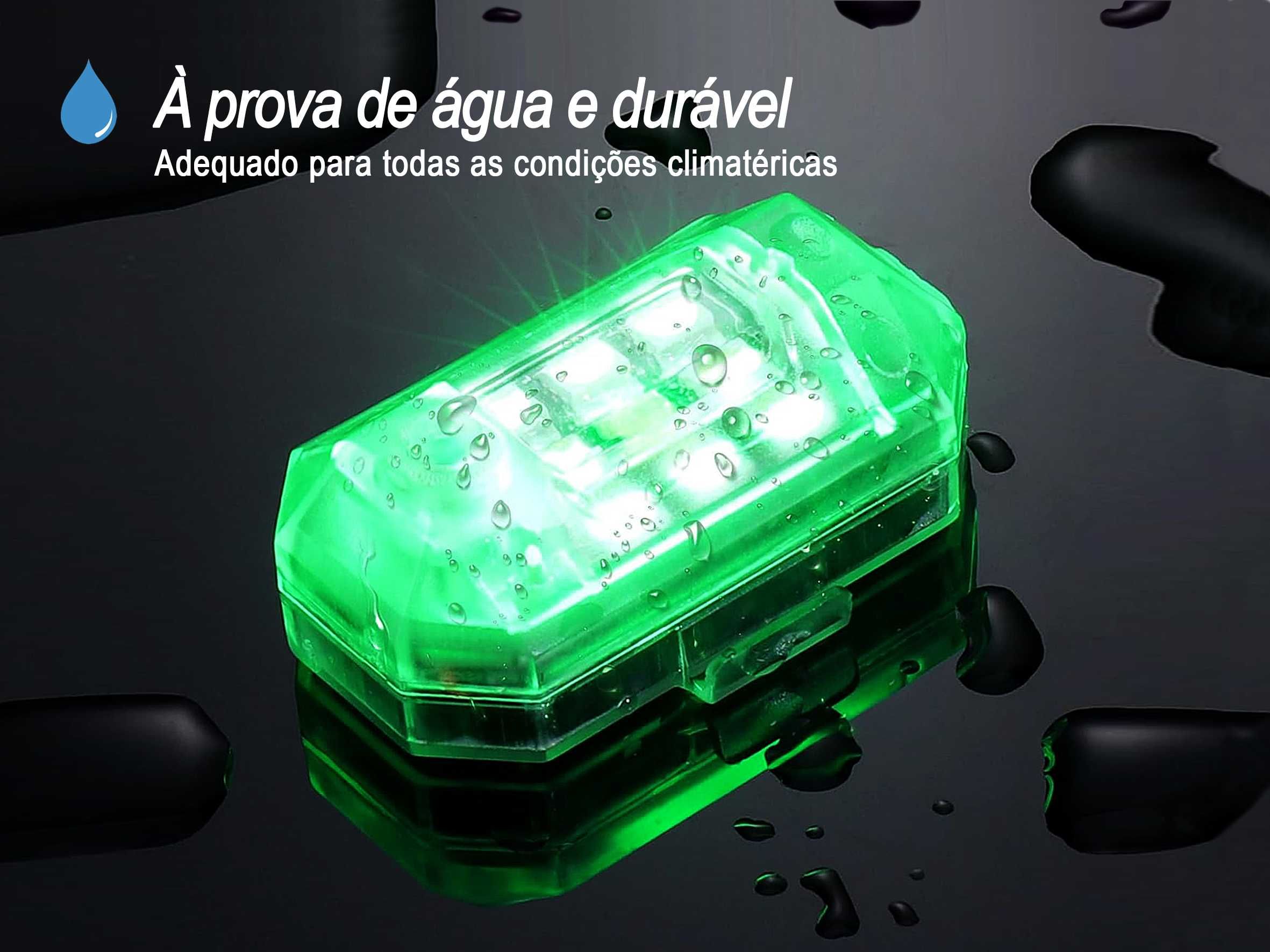 Luz estroboscópica LED com controle remoto