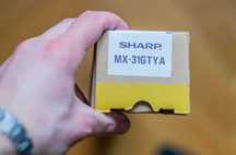 Sharp MX-31GTYA toner żółty, oryginalny