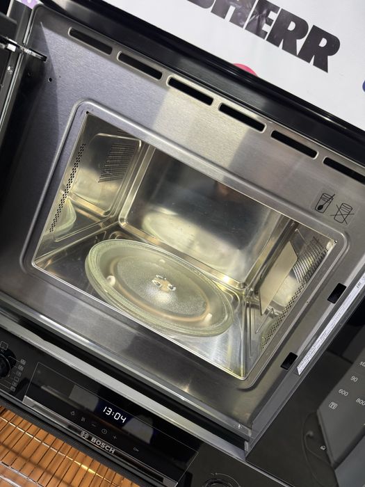 Чорна Духовка+мікро Bosch мікрохвильова піч духовий шкаф Бош