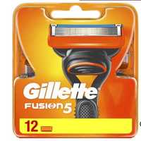 GILLETTE Fusion 5 ostrzy WKŁADY 12szt DE