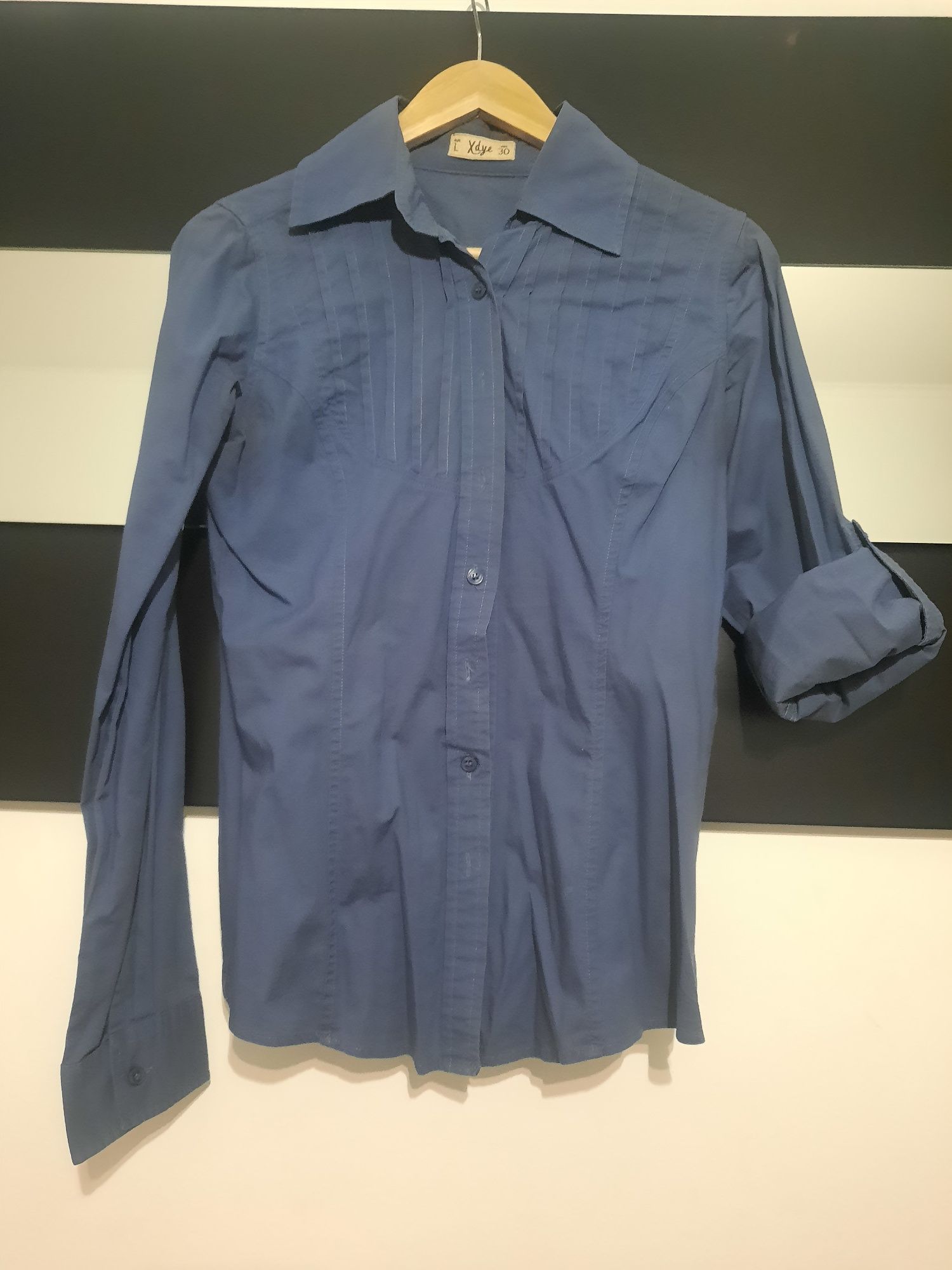 Camisa azul Bershka