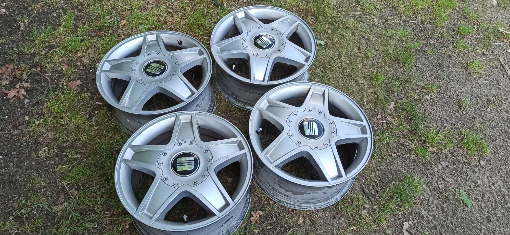 Seat 16'' 5x100  Leon Toledo 2 ET42 komplet Golf 4