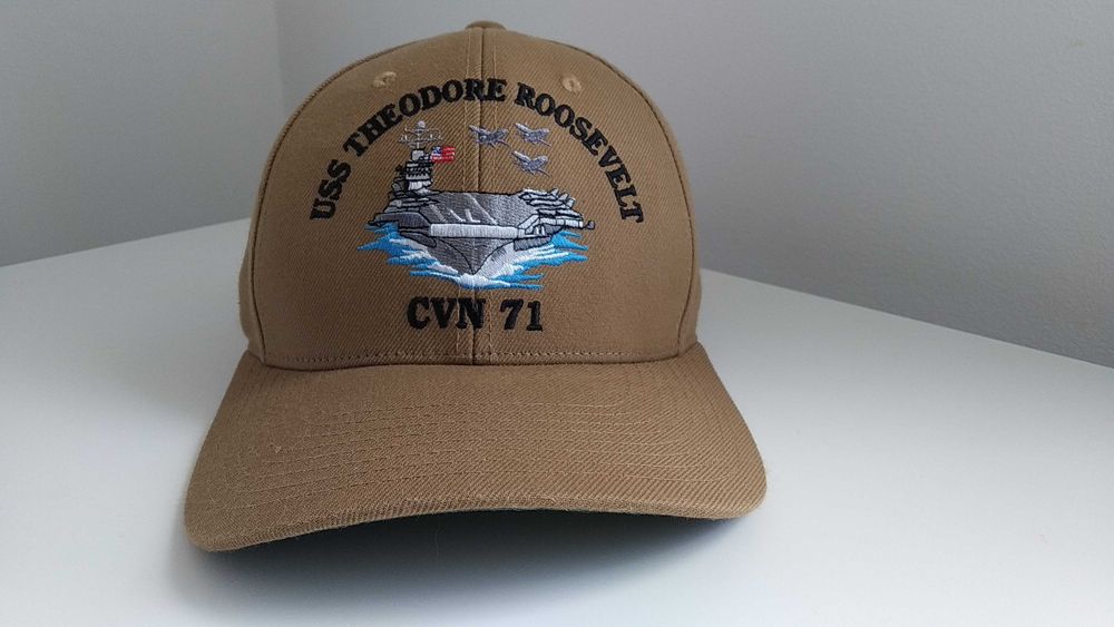 USS Theodore Roosevelt CVN-71 Baseball Hat, cup, czapka, Top Gun