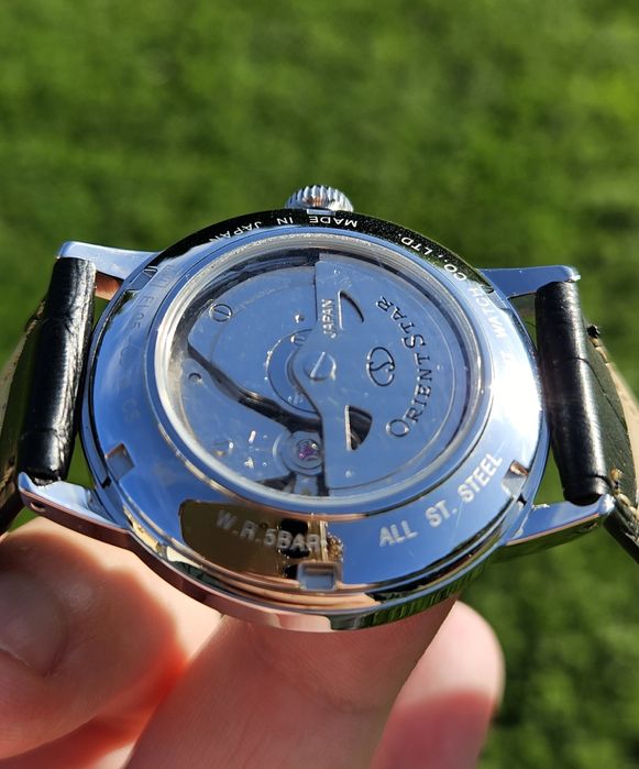 Orient Star SAF02003W, Biała Tarcza, Automatyczny, Open Casback