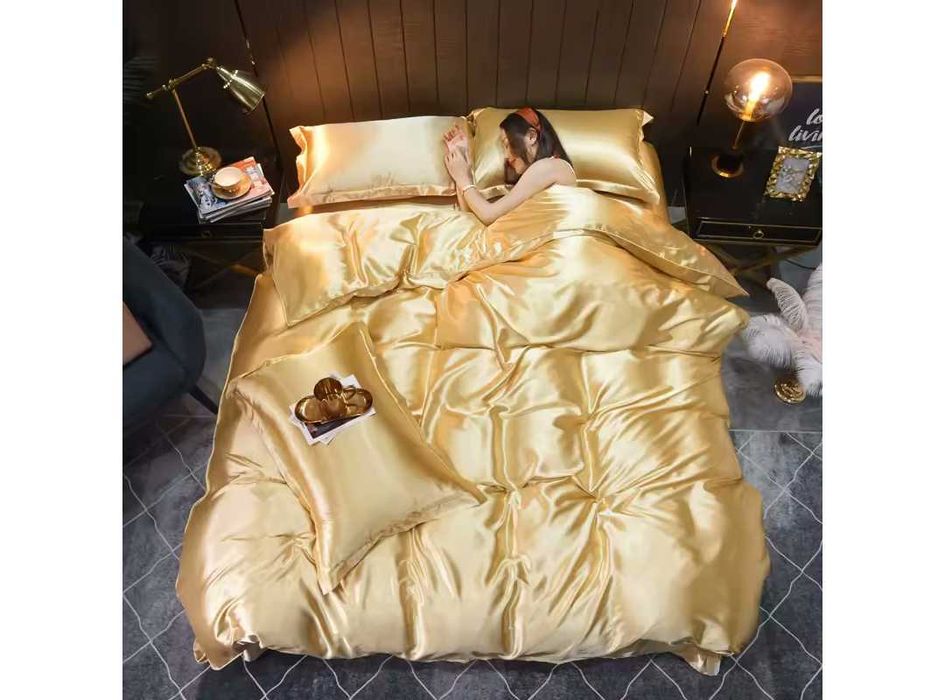 Новий преміальний комплект білизни "Wash Silk" 180x220