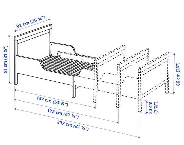 Cama de criança - modelo Sundvik