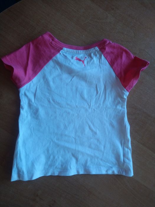 Komplet zestaw bluzka t-shirt koszulka spodnie rybaczki puma