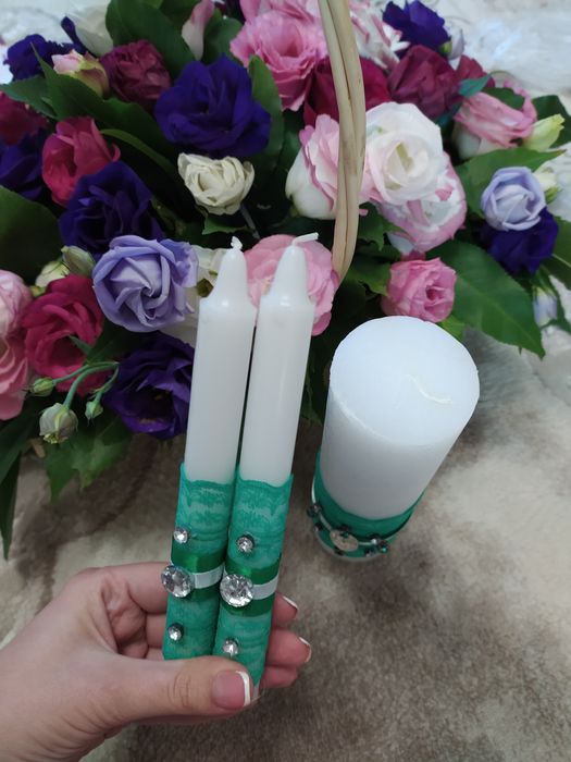 Сімейне багаття, свічки, вінчальні свічки