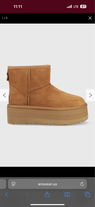 UGG Classic Mini Platform.ОРИГІНАЛ 41!Угги оригинал