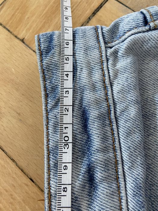 Zoom 36 S damskie spodnie jeansy dżinsy niebisekie przetarcia szeroka