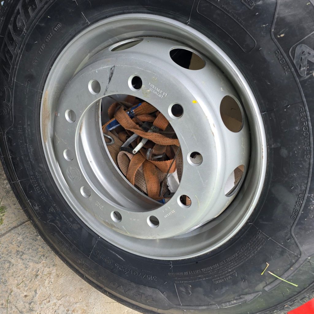 Opona, Koło, felga 315x70 22.5 Michelin X MULTI