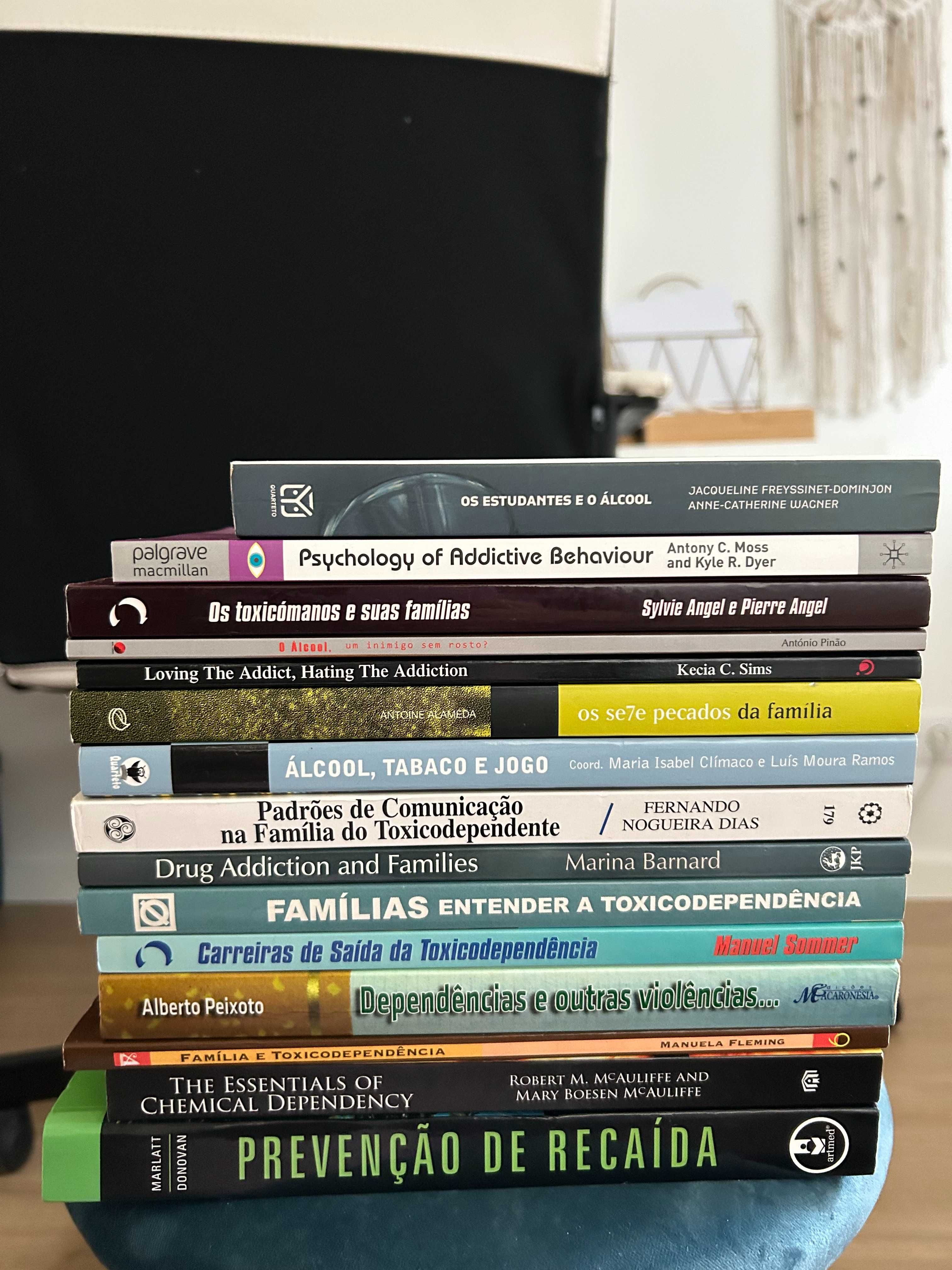 15 Livros - Saúde - Toxicodependências e outras Adições