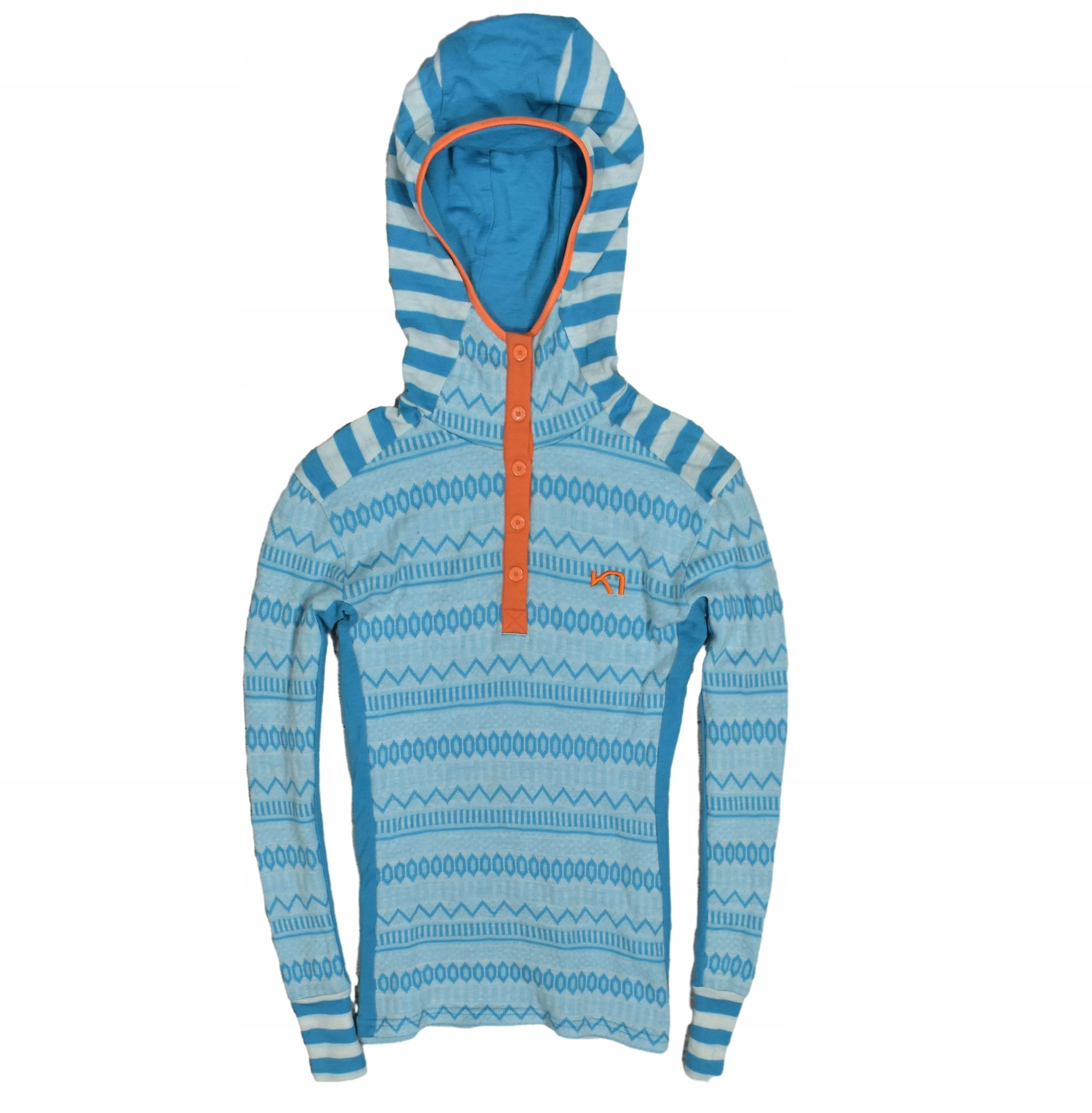 Kari Traa Damska Koszulka Termoaktywna Merino Wool Z Kapturem S