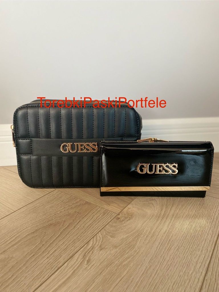 Nowy zestaw Guess , torebka + portfel.