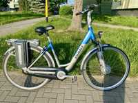 Aluminiowy rower elektryczny GIANT TWIST HYBRID z dwiema bateriami!