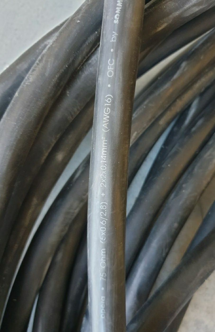 Kabel SDI + audio. Multicore Sommer  cable 30m
