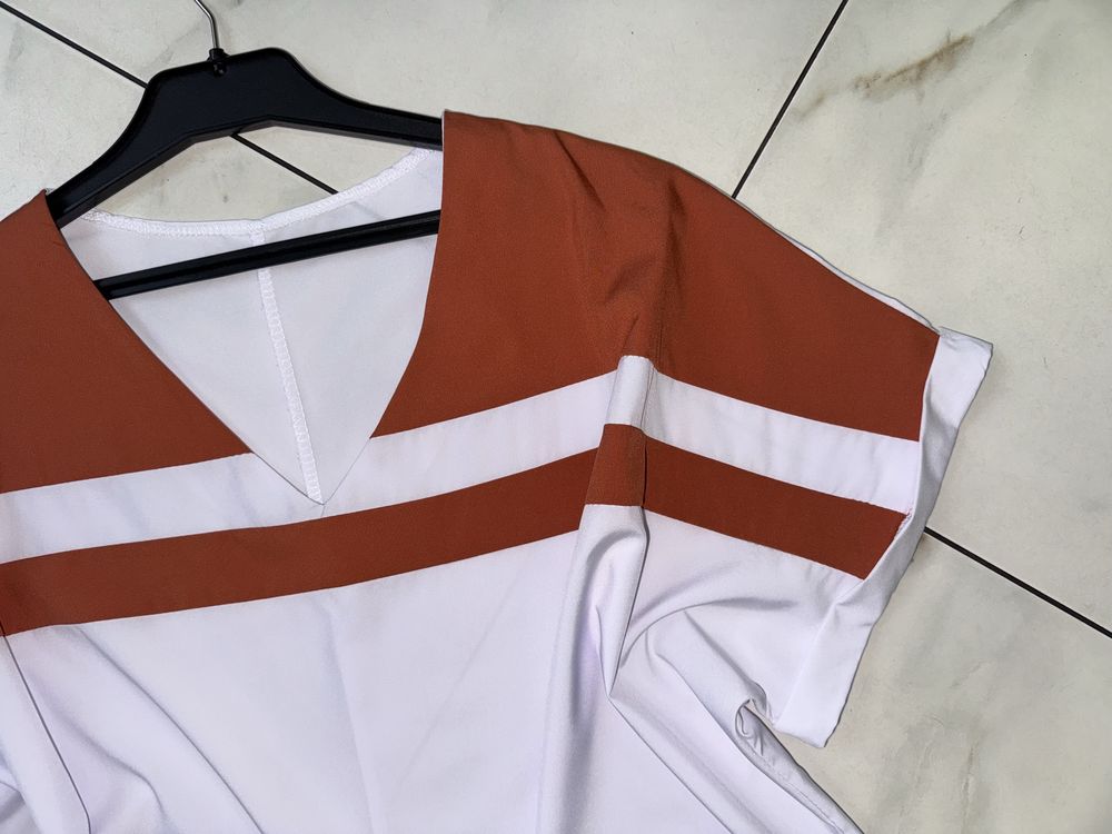 Женская белая удлиненная рубашка бруза кофточка 2xl-3xl (54-56)