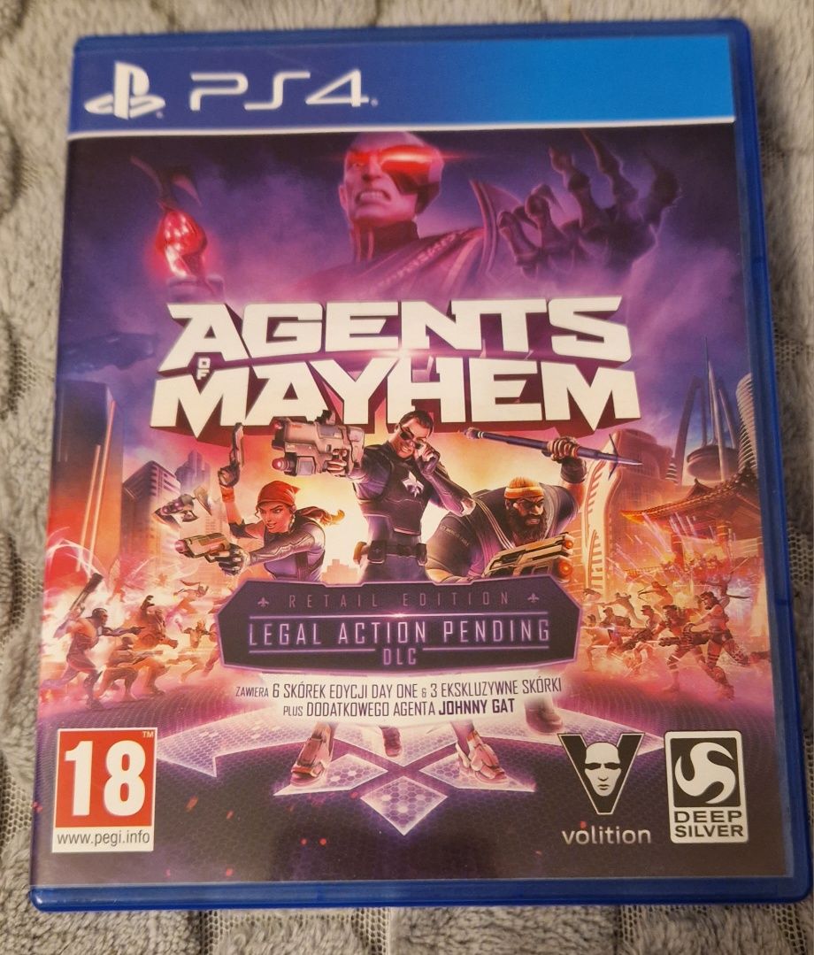 Gra PS4 Agents of Mayhem stan idelany