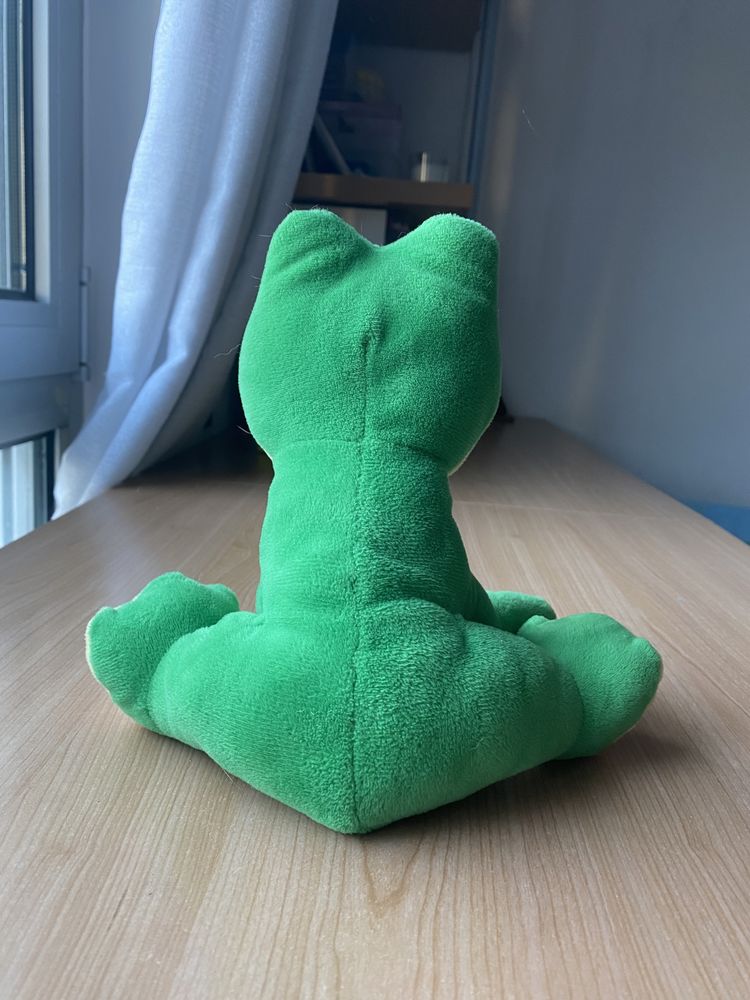 Peluche sapo verde :)