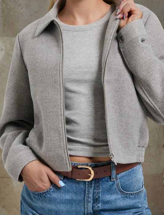 Бомбер куртка з коміром, Sinsay