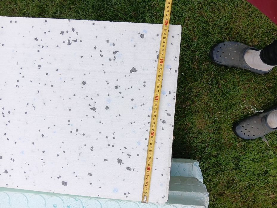 Styropian  biały 10cm 5 płyt