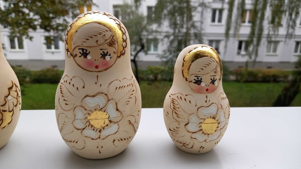 Matrioszka - 4 laleczki , recznie malowane