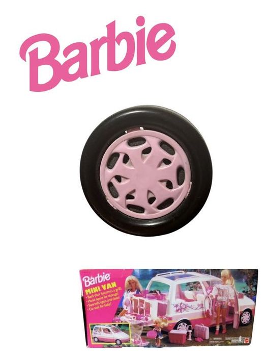 Roda Barbie Mini Van 95 Vintage- Roda Barbie Mini From 95 Vintage