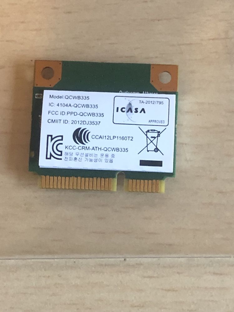 KARTA WI-FI QCWB335 802.11 b/g/n + Bluetooth BT4.0