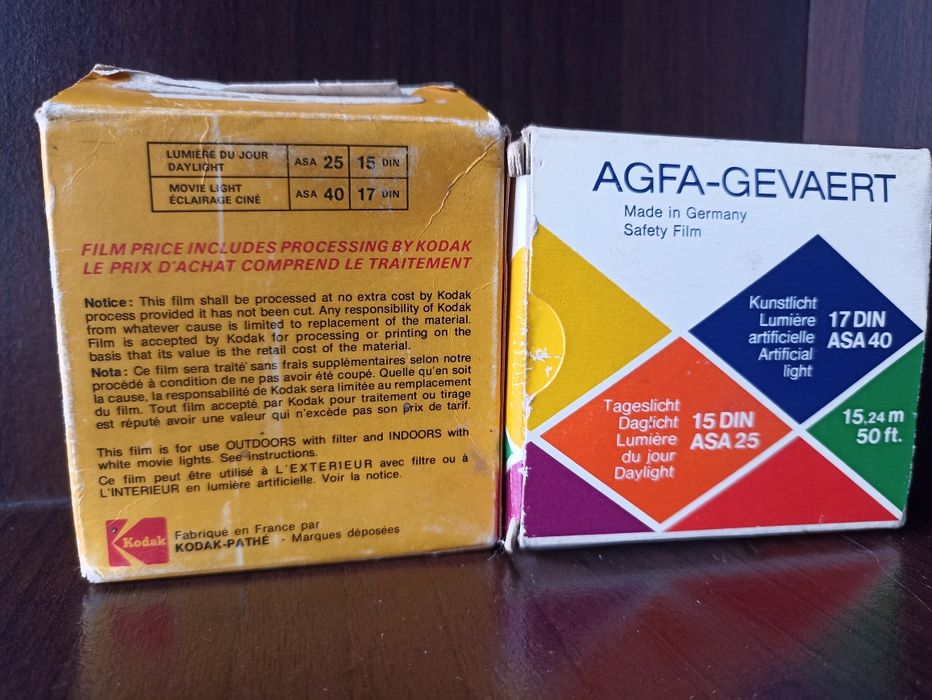 Cassetes filme super 8