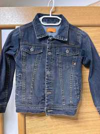 Джинсова куртка темно-синя, розмір 122-128