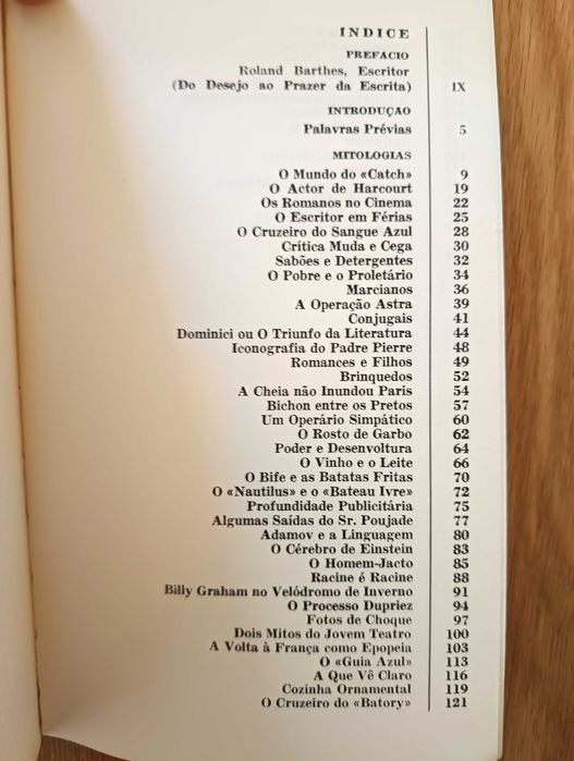 Mitologias - Roland Barthes (portes incluídos)