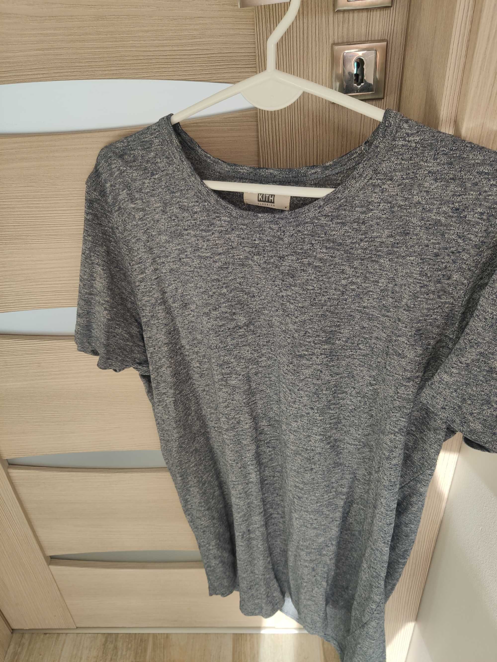 T-shirt Kith M szara melanż basic