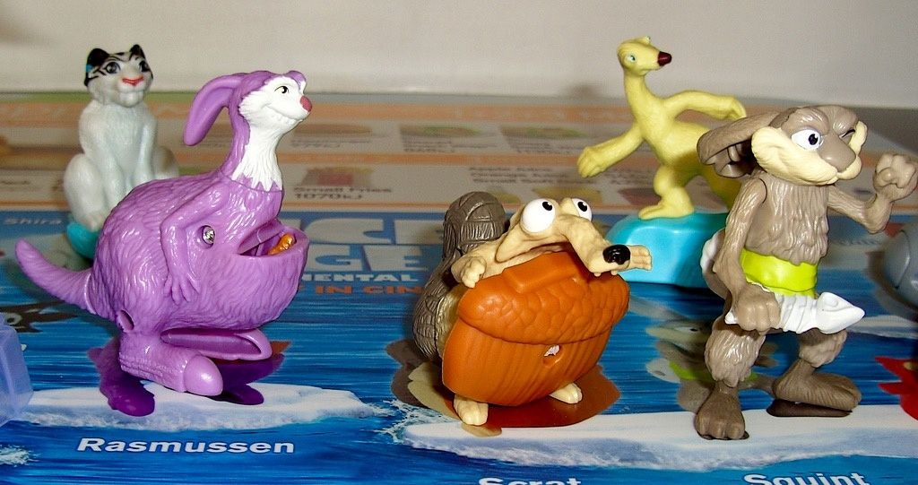 Esquentado Figura brinde Happy Meal McDonald's 2012 A Idade do Gelo 4