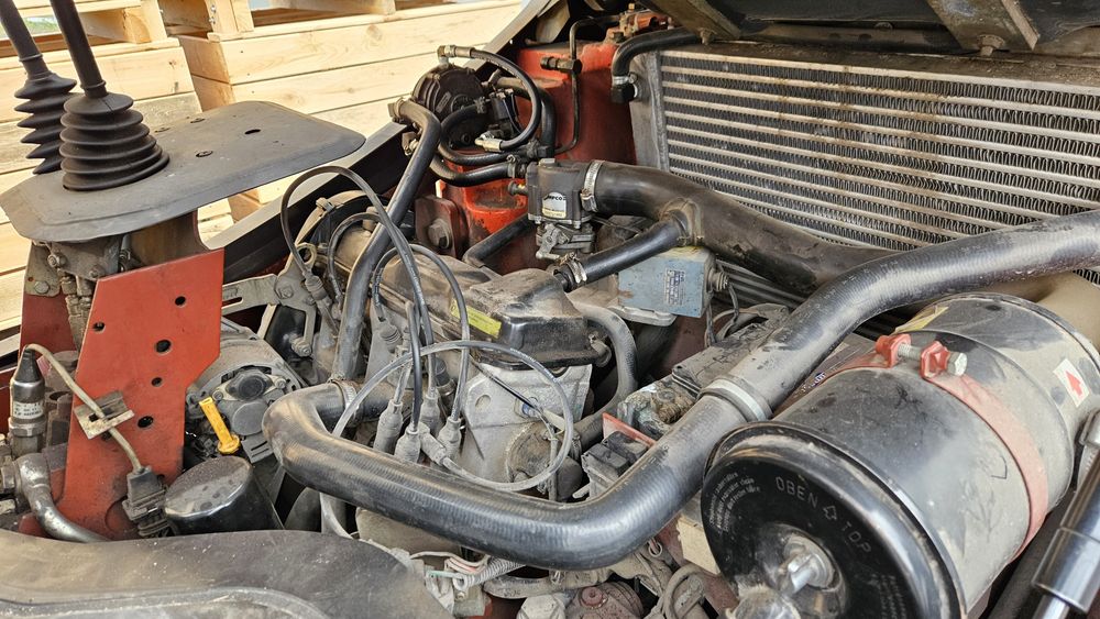 Wózek Widłowy Linde H16T Tylko 7600MTG triplex gaz terenowy Przesuw