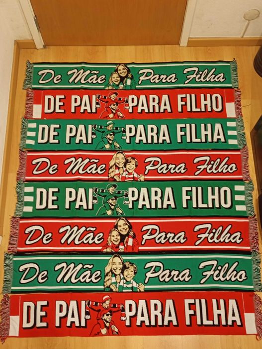 Cachecol futebol novo ideal para oferta pai/mãe para filho/filha