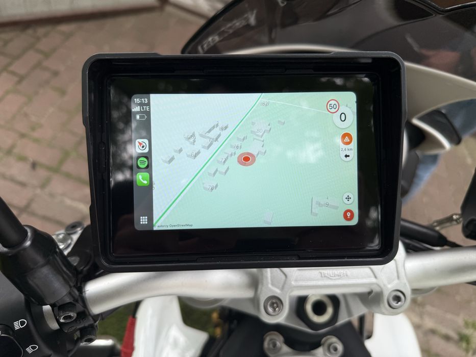 Ekran do motocykla/ nawigacja motocykl Carplay Android Auto