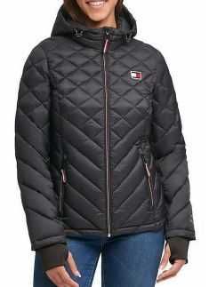 Куртка Tommy Hilfiger Packable Hooded жіноча чорна 1506135-09