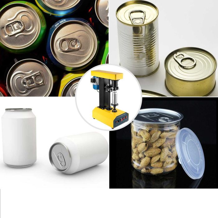 Máquina seladora de latas máq. de tampar automática 52,5mm CAPSULADORA