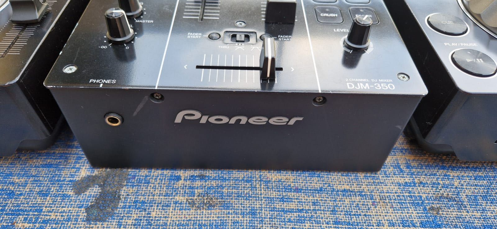 Konsola Pioneer DJM 350 + 2x CDJ 350 + CASE