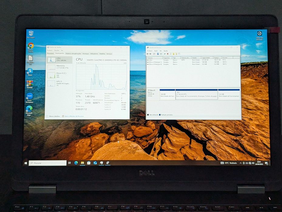 Portátil Dell Latitude E5570 I5-6440HQ 16GB 256GB