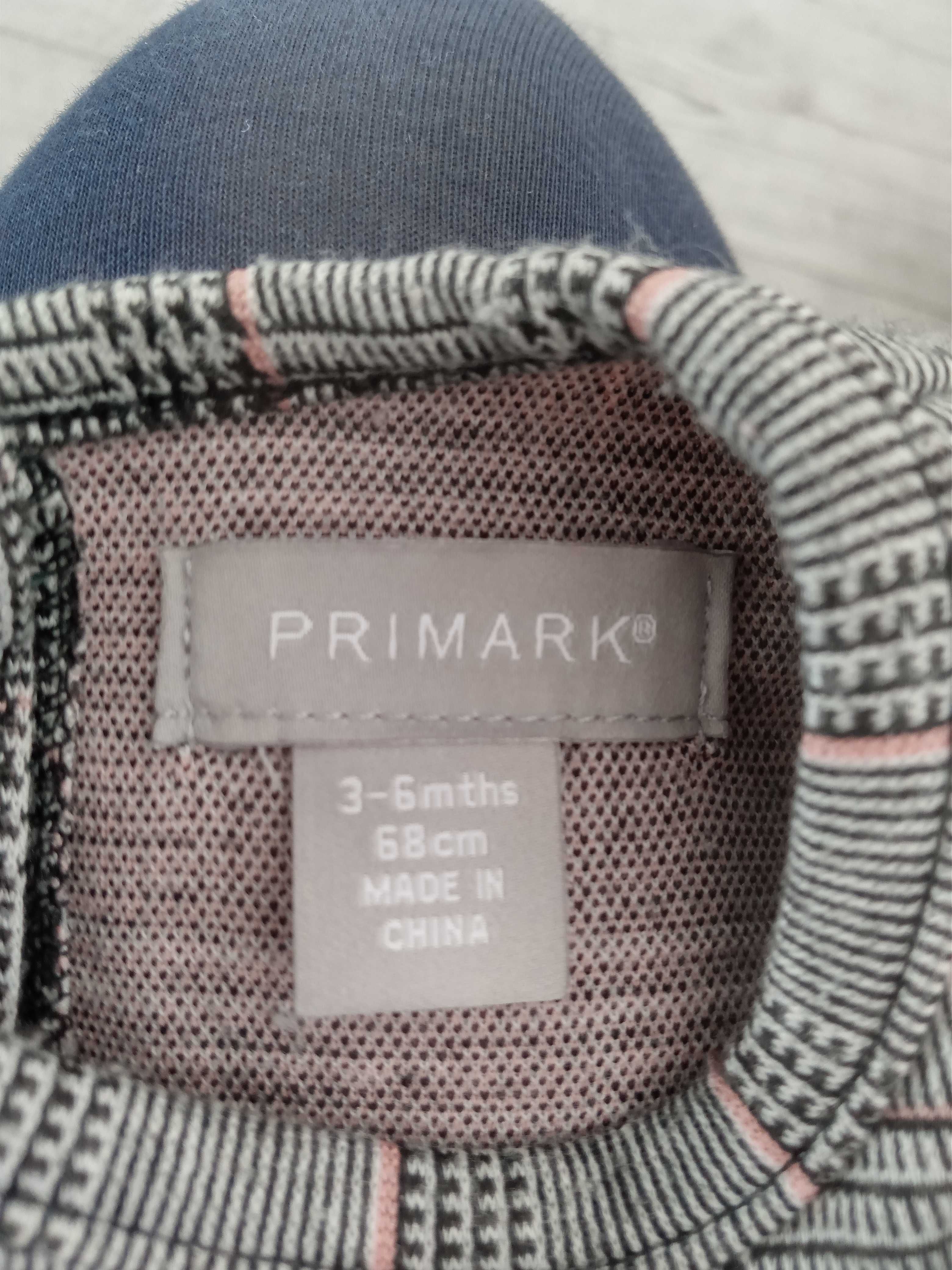 Primark Sukienka w kratkę krótki rękaw r. 68