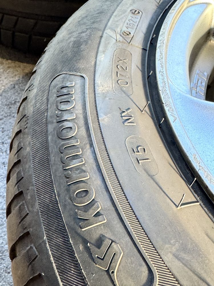 Koła felgi aluminiowe RIAL 4x100 R15 185/65 R15 letnie opony 2024 rok