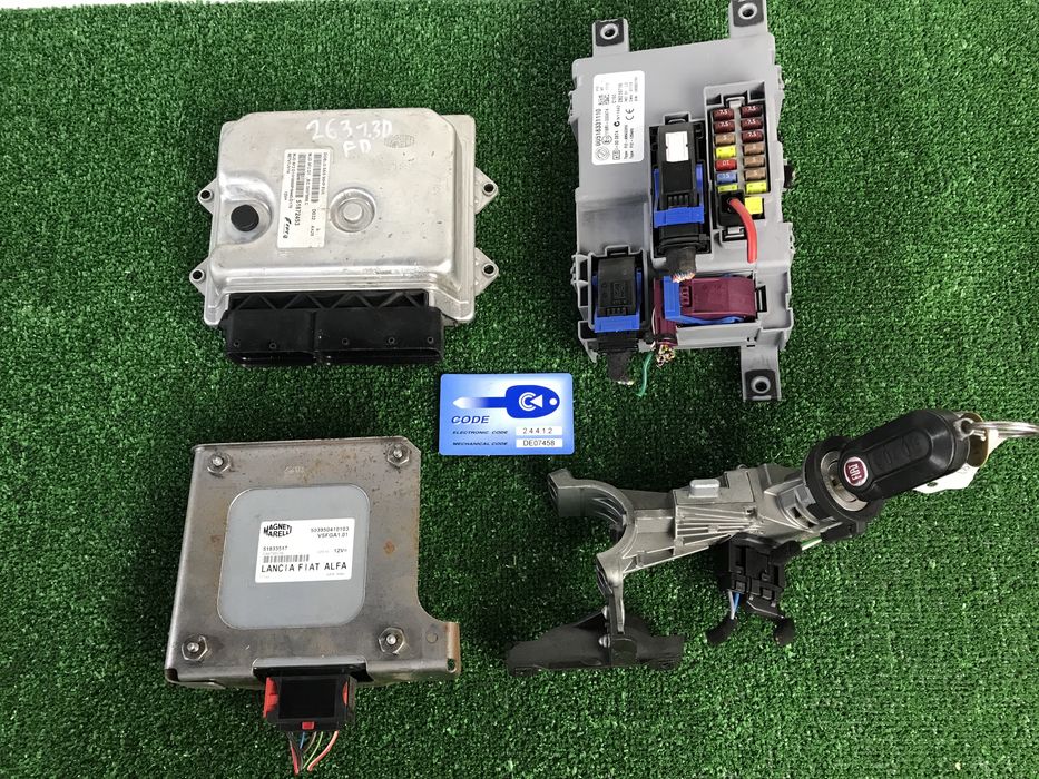 Комплект ЕБУ Блок Управления Двигателем Фиат Добло Опель Комбо 1.3