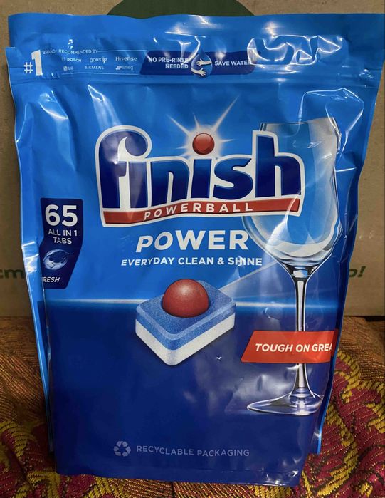 Таблетки капсулы для ПММ машины Finish,Fairy,W5