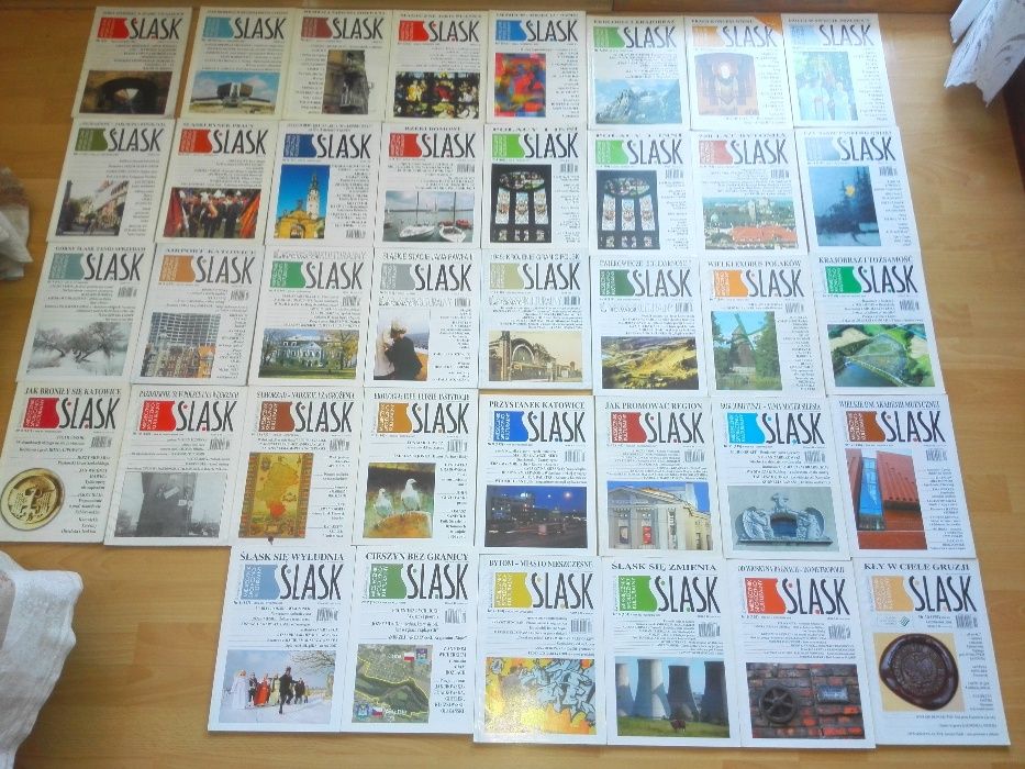 2 zł/sztuka Miesięcznik "Śląsk"- 37 starych numerów (lata `96-`08)