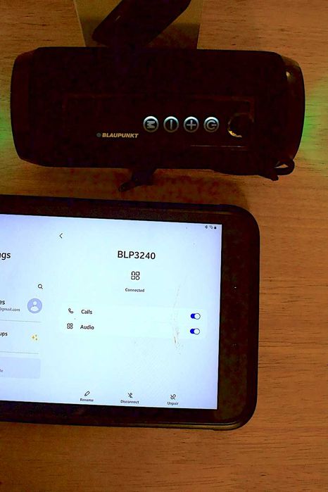 BLAUPUNKT Bluetooth Coluna Sound&Light